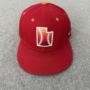 Utah Bees Hat Cap Snap Back Red‎ City Edition Patch Mens Zions Bank MelonWear